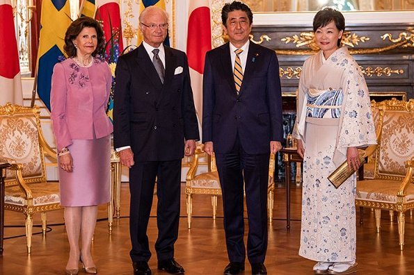 King Carl Gustaf's and Queen Silvia's visit to Japan 4th day