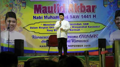 Kecamatan Karawaci melaksanakan Acara Maulid Akbar Nabi Muhammad SAW 1441 H bersama 3 Pilar.