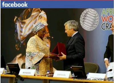 Aisha Buhari Shakes A Man In Belgium & Gets Blasted On Facebook - Photos 