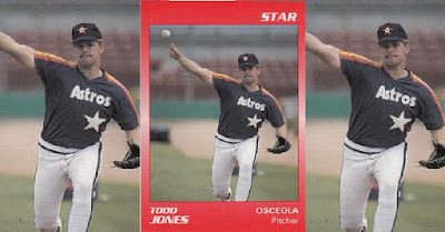 Todd Jones 1990 Osceola Astros card