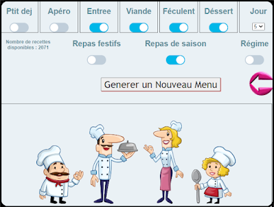 générateur de menu et idées repas