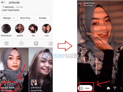 Cara Membuat Foto Avatan Sun Blind Effect Sendiri Melalui Instagram