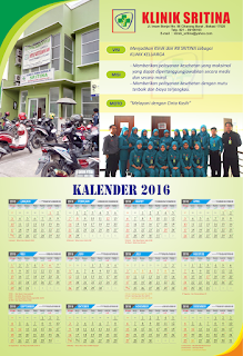 Kalender Dinding 2016