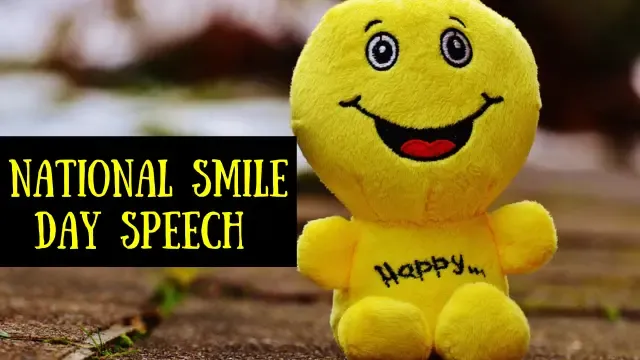 National Smile Day Speech, नेशनल स्माइल डे भाषण