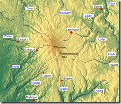 Vogelsberg-Uebersicht-Mapa