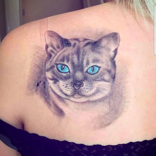 Kumpulan Tato  Kucing  Keren 3D  Terbaru Cat Tattoo Design 