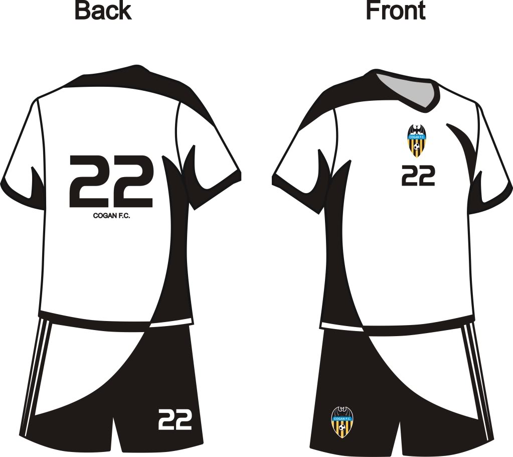 DESAIN BAJU BOLA VECTOR - Kaos
