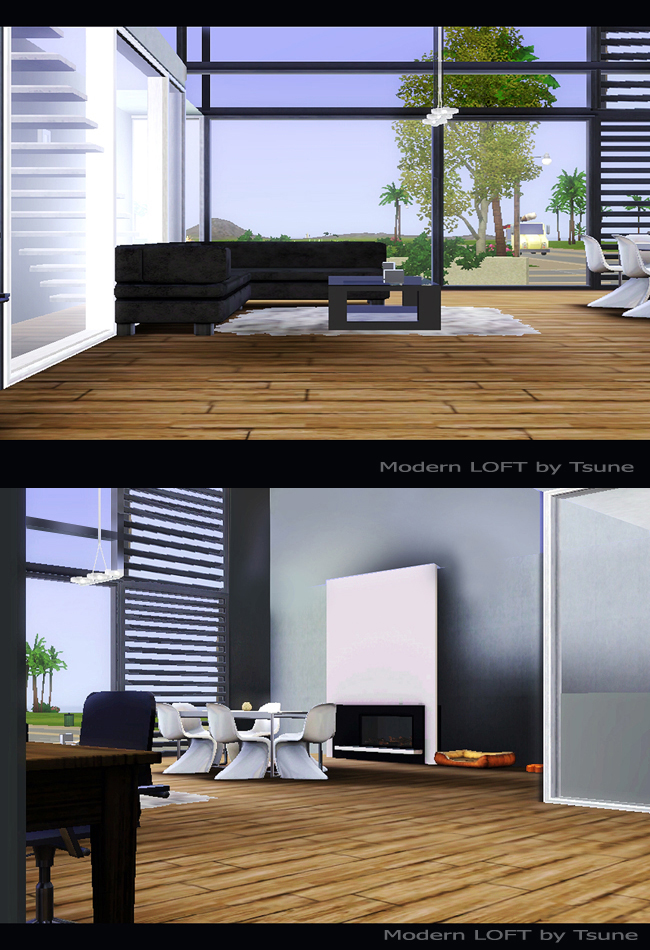 sim3 house download free living design modern loft house the sims 3