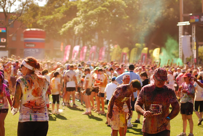 The Swisse Color Run Australia Sydney 2013