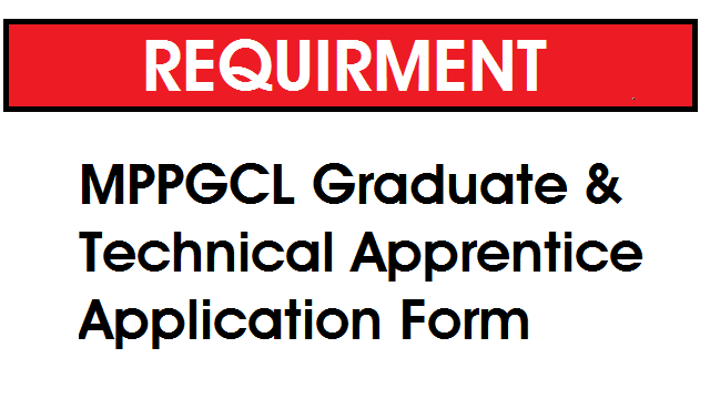 MPPGCL Graduate & Technical Apprentice Application Form Online 2021