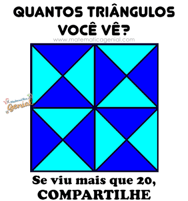 Teste: Quantos triângulos você vê?