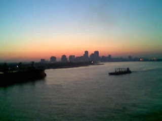 New Orleans Sundown from the Golden Princess