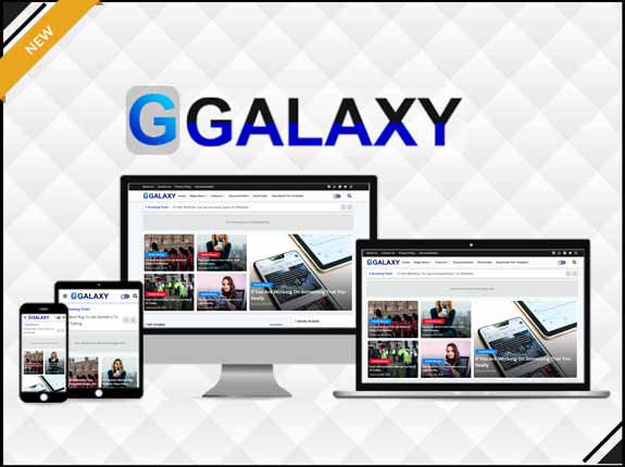 Galaxy News Blogger Template