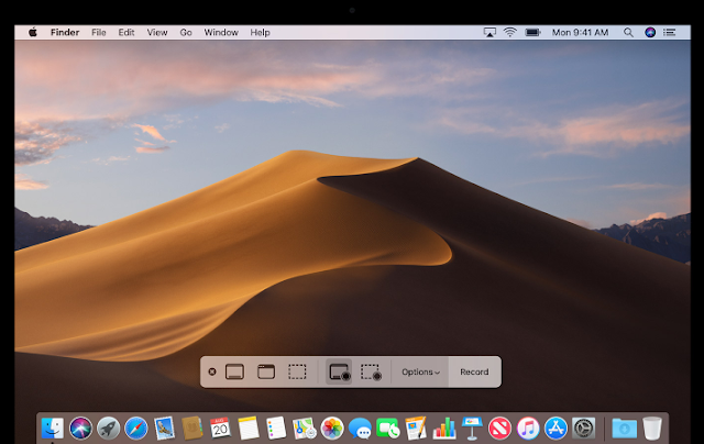 كيفية أخذ لقطة للشاشة وتسجيل فيديو على macOS Mojave