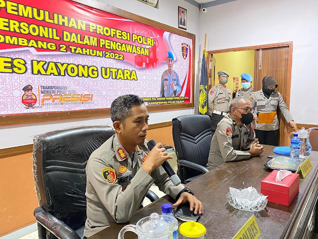 Propam Polda Kalbar Melakukan Kunjungan ke Polres Kayong Utara untuk Pembinaan