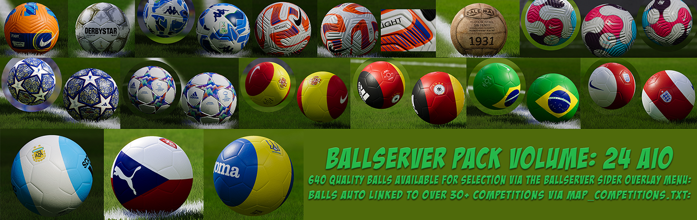 PES 2021 BallServer Pack Volume: 24 AIO