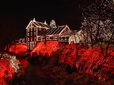 Casas decoradas para la Navidad