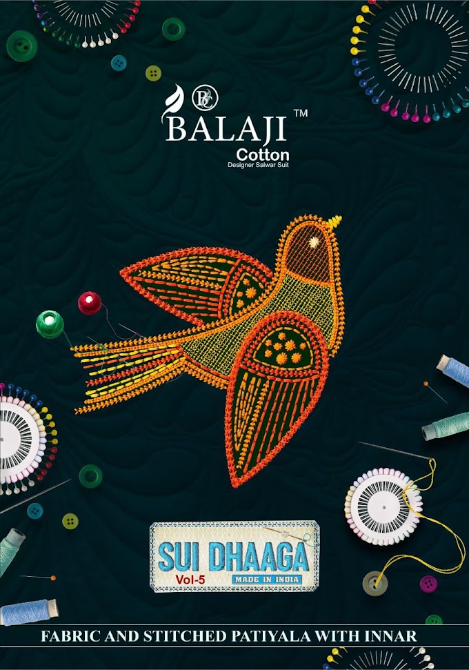 Balaji Cotton Sui Dhaga Vol 5 Dress Material Collection Exporter In Malaysia 