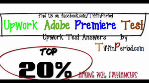 Adobe Premiere Test Answer