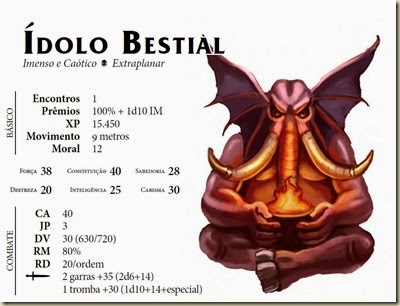 ìdolo Bestial - Bestiário OD, pg 126