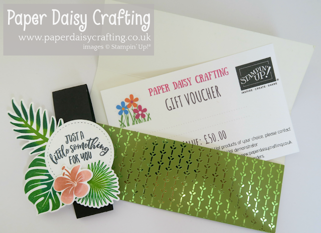 Tropical Chic Stampin Up Gift Voucher