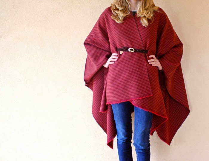 wool overcoat cape blanket diy