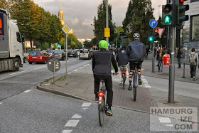 auf dem Weg zur Critical Mass Hamburg, 27.09.2013