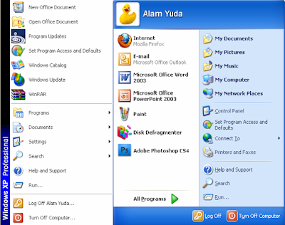 Tips Komputer - Mengenal Start Menu Pada Windows