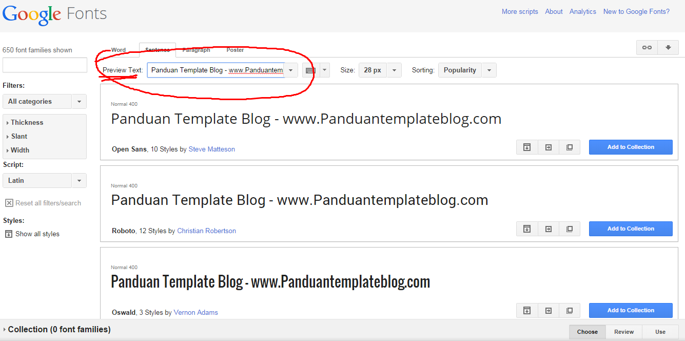 Cara Lengkap Memasang Google Font di Blog