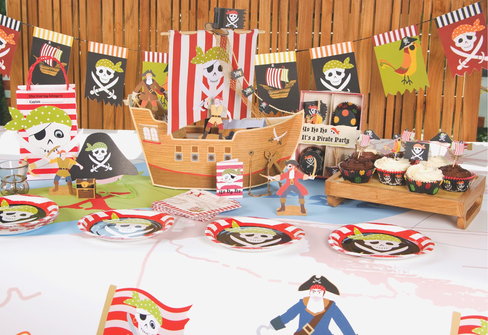 Meri Meri Yo Ho Ho Pirate Birthday Party, Pirate Birthday Party