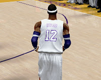NBA 2K13 Lakers Home Christmas Jersey Patch Download