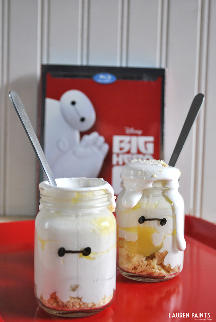 Big Hero 6 + My Mini Baymax in a Jar Honey-Lemon Meringue Pie Recipe