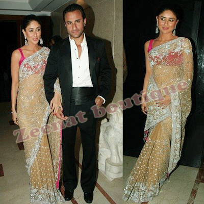 Kareena Kapoor In Creme Saree