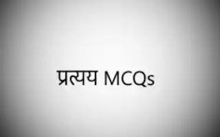 Pratyay MCQ -  प्रत्यय MCQ