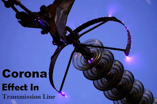 Corona effect in transmission line