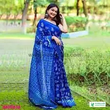 Blue Saree Reading Profile Pic - Blue Saree Wearing Pics, Photos, Pictures - Blue Saree Designs & Prices - blue saree pic - NeotericIT.com - Image no 9