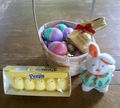 easter bunnies and chicks and eggs. Along with unnies and eggs,