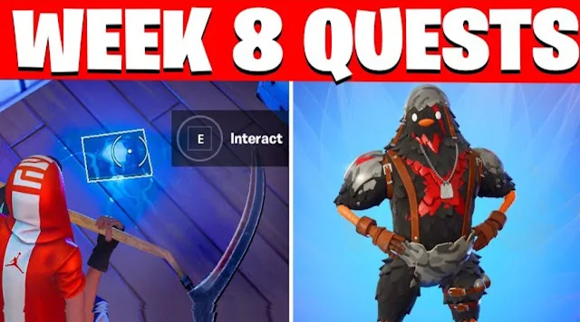 Fortnite Season 6 Week 8 Challenges how to complete quests