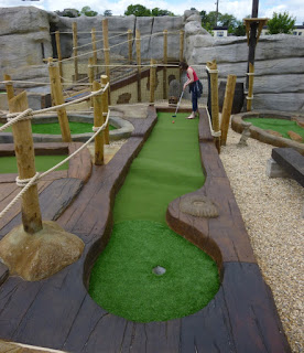 Adventure Golf course at Funder Park in Dawlish Warren