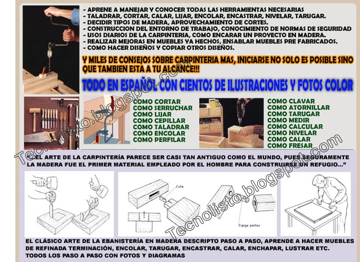 "Manual de carpinteria general"