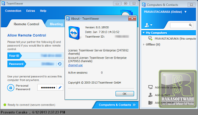 TeamViewer Enterprise 8.0.18930 Full Crack - Screenshot