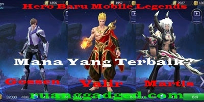 Antara Hero Baru Gossen, Valir Dan Martis Mana Yang Terbaik?