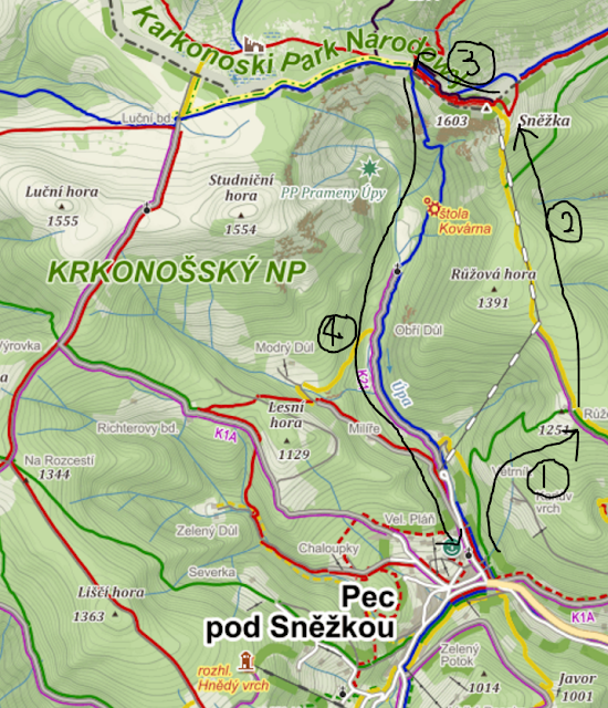 Day Trip Plan to Sněžka, Czech