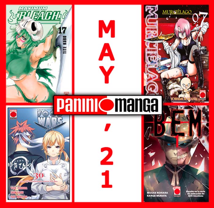 Novedades Panini Comics España mayo 2021 - manga