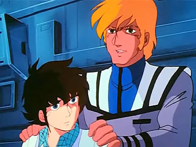 Hikaru seeks advice from a very amused Roy.