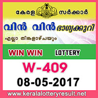 8.5.2017 Win Win Lottery W 409 Results Today