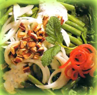 Ensalada de nueces y espinacas