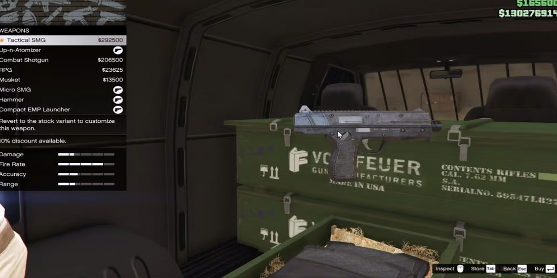Please note that the Gun Van's stock may change periodically as Rockstar Games strives to maintain balance in the game. Stay tuned for updates on potential changes to the Gun Van's available weapons.