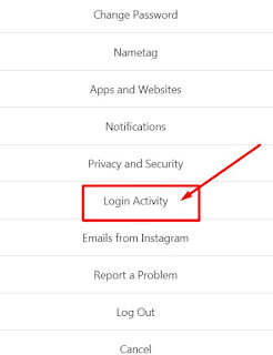 Cara mengetahui aktivitas Login di Akun Instagram Kita