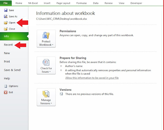 workbook in excel